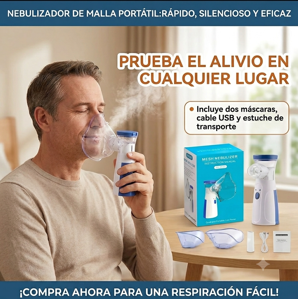 Kit Tensiómetro + Nebulizador + Oxímetro