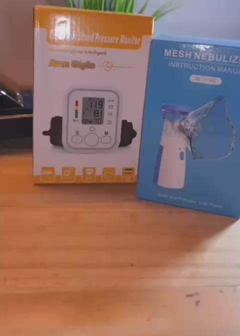 Kit Tensiómetro + Nebulizador + Oxímetro